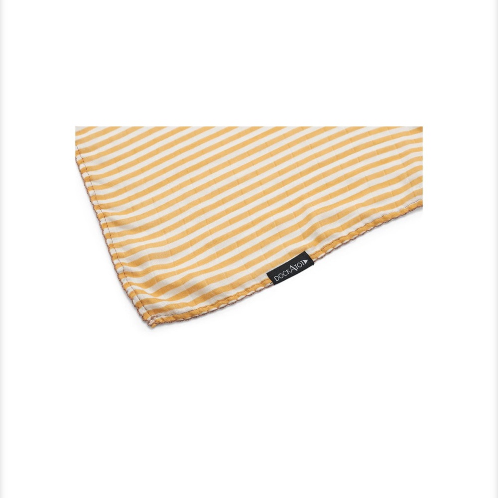 DockAtot Swaddles - pumpkin and stripe